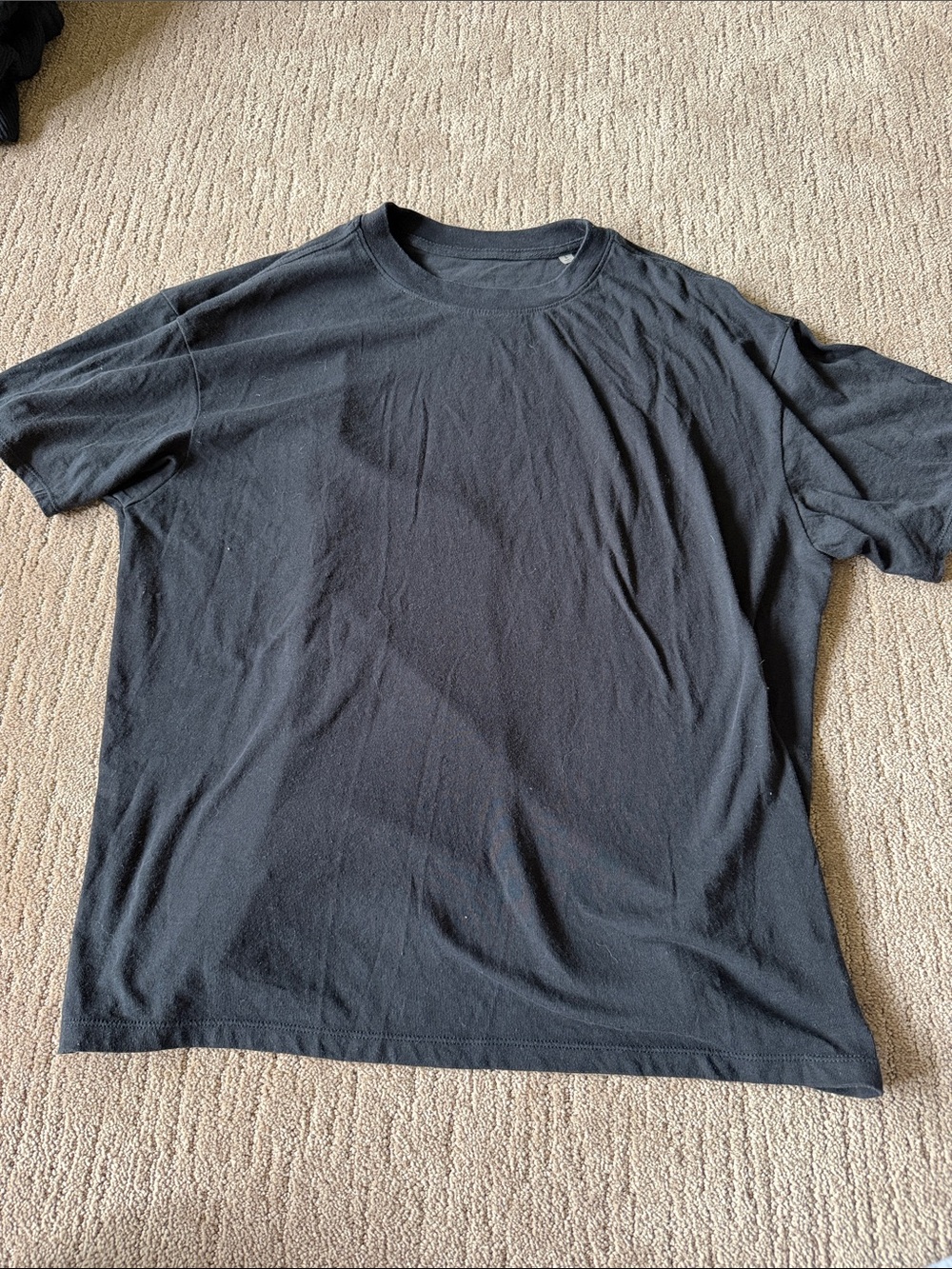 Classic Men’s Black Crew Neck T-Shirt